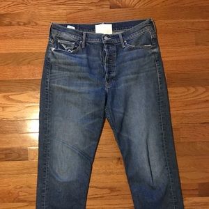 MOTHER Tomcat Ankle Fray Jean